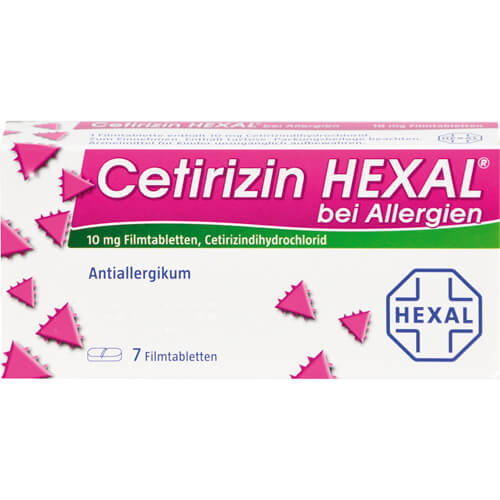 CETIRIZIN HEXAL Filmtabletten bei Allergien