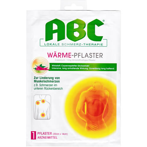 ABC Wärme-Pflaster Capsicum Hansaplast med 14x22