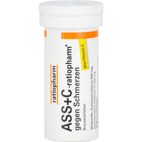 ASS + C-ratiopharm gegen Schmerzen Brausetabletten