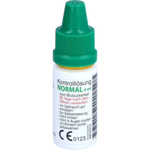 GLUCO TEST Plus Kontrolllösung normal