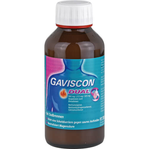 GAVISCON Dual 500mg/213mg/325mg Suspension z.Einn.