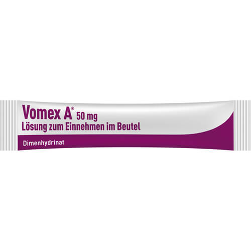 VOMEX A 50 mg Lsg.z.Einnehmen im Beutel
